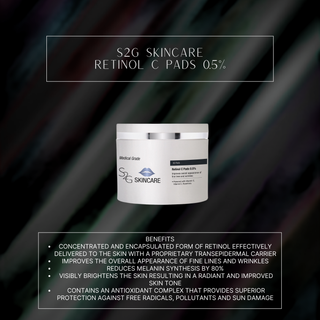 Retinol C Pads 0.5% - S2G Medical Spa